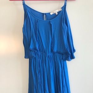 Royal Blue Open Back Dress